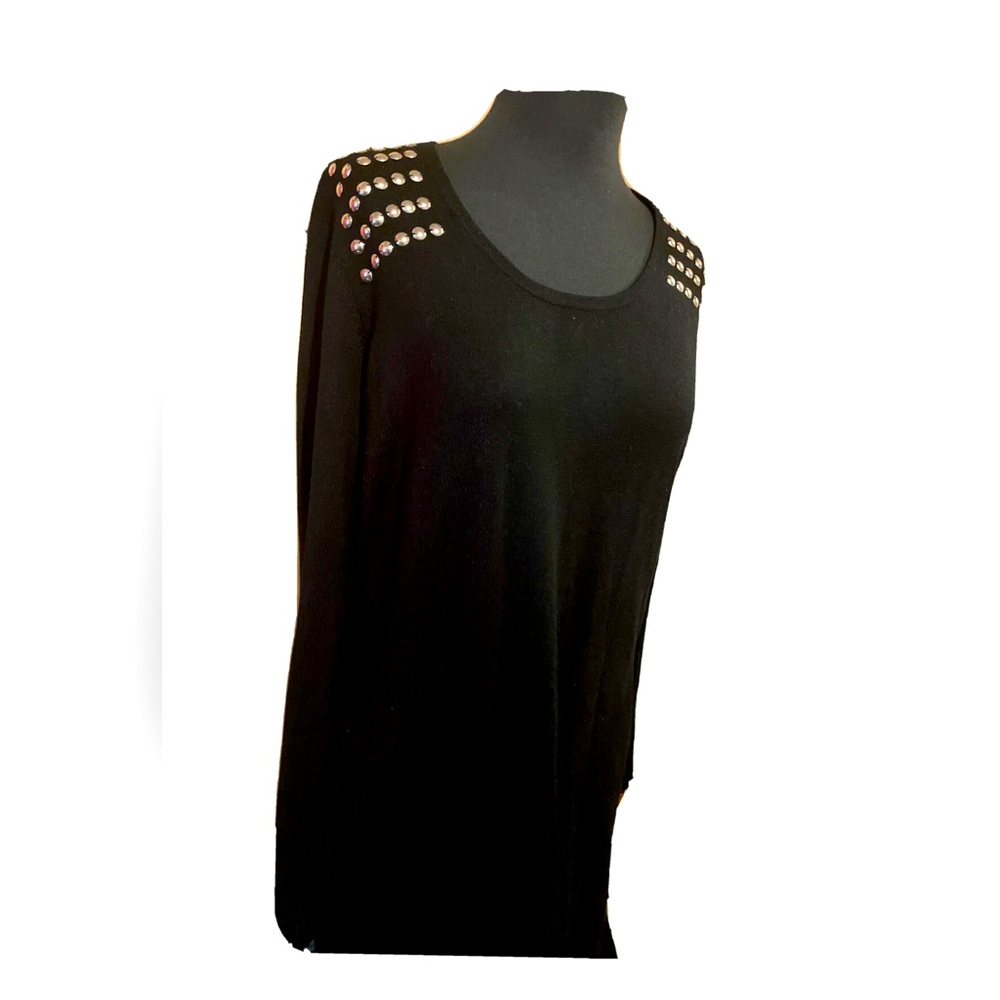 Como Black - long sleeve sweater dress